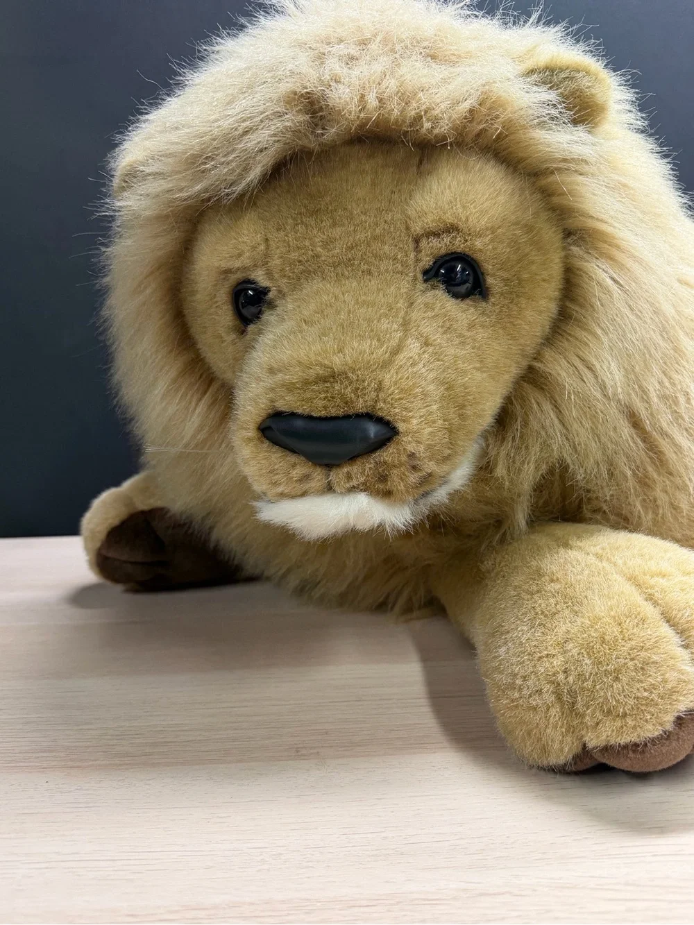 Vintage Douglas Cuddle Plush Lion RARE Animal jumbo Giant 46” Paw-Tail Tip HUGE